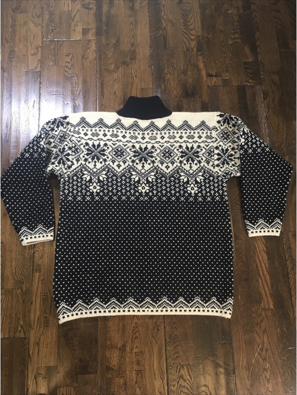 Devold of Norway 100% New Wool Quarter Zip Sweater Medium NWOT - Picture 6 of 7